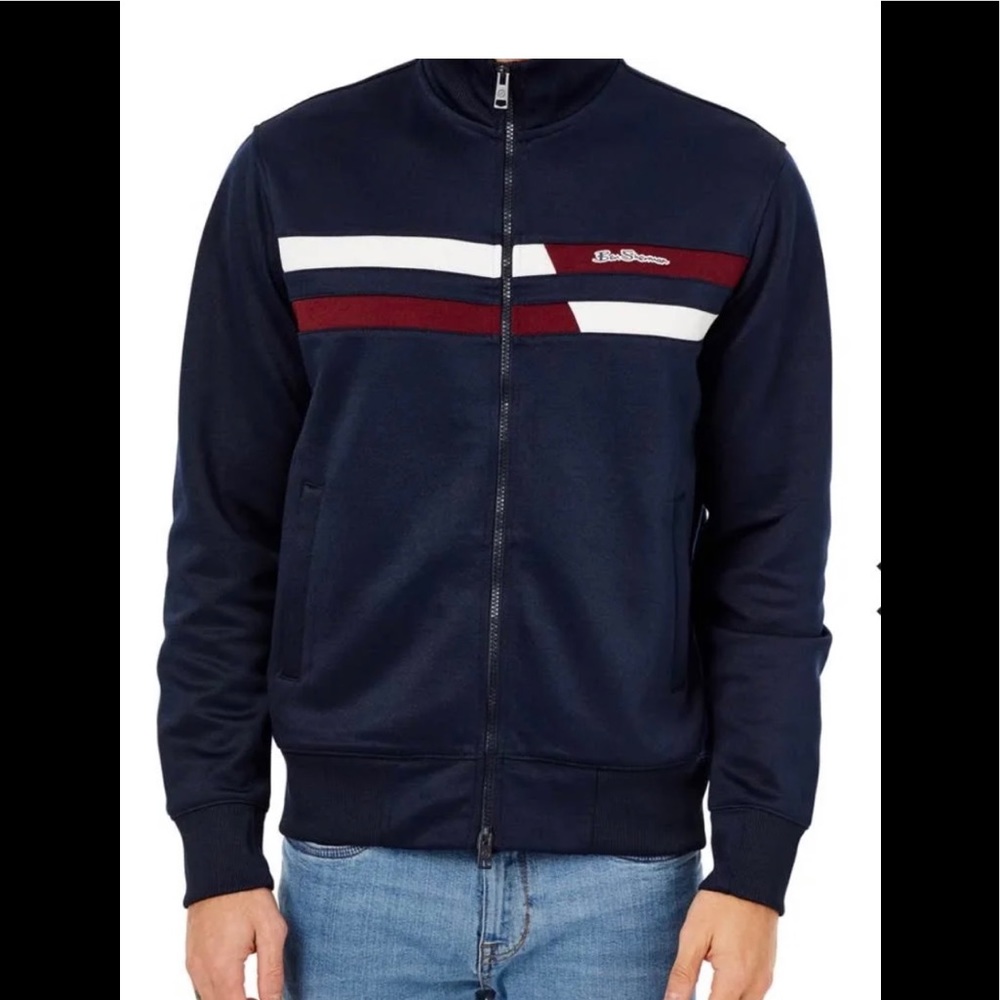Ben Sherman Men Two Stripe Track Jacket